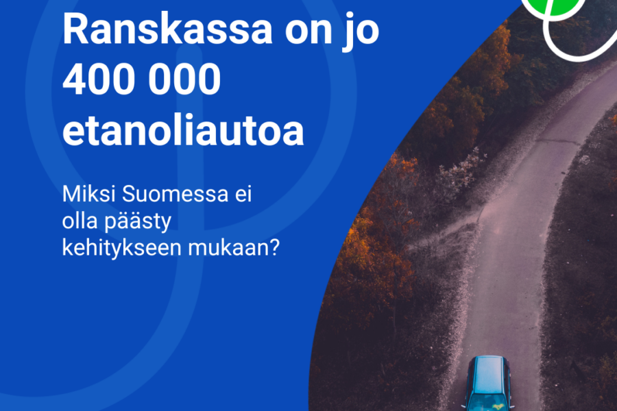 Ranskassa on jo 400 000 etanoliautoa – miksi Suomessa ei olla päästy kehitykseen mukaan?